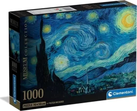 CLEMENTONI Puzzle Museum Collection: Hvězdná noc (8005125370658)