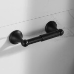 Tutumi - Držák na toaletní papír 332869A BLACK REA-06925