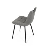 Jídelní židle, šedá, látka, DCL-V2017 GREY2