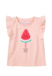 Tílko dívčí, Minoti, Melon 7, růžová - 80/86 | 12-18m