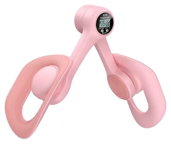 MERACH MR-2397 růžová / Trenažér stehen a pánevního dna / odpor 7,3 kg / LCD displej / 360° (MR-2397P2-EU)