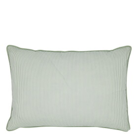 Chic Antique Povlak na polštář Aix Verte/White Stripes 35 × 50 cm, zelená barva, textil