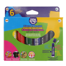 Little Brian Paint Sticks - Základní barvy 6 ks - EPEE