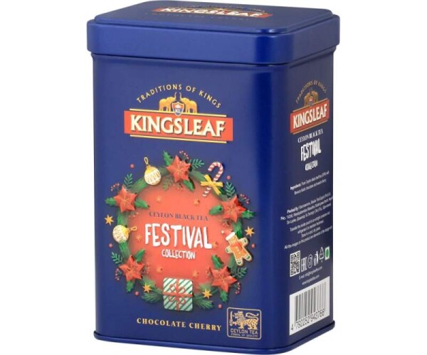 KINGSLEAF Xmas Festival Chocolate Cherry plech 50g