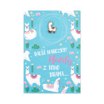 Přání s broží - Lama