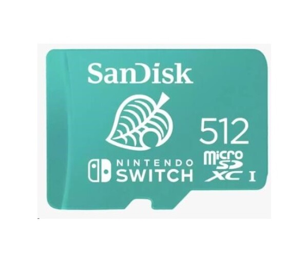 SanDisk MicroSDXC karta 512GB for Nintendo Switch (R:100/W:90 MB/s, UHS-I, V30,U3, C10, A1) licensed Product,Super Mario EDF_493382