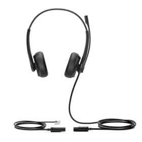 Yealink Náhlavní headset černá / Headset / Stereo / On-ear / 2,1 m kabel / 32 ? (YHS34 DUAL)