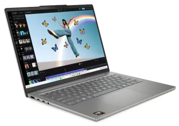 Lenovo IdeaPad Slim 5 14AKP10 šedá / Notebook / 14" WUXGA OLED / AMD Ryzen AI 7 350 / 32GB / 1TB SSD / W11H (83HX00DFCK)