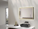 Zrcadlo se senzorem SAT Vision 100x70 cm černá SATZVI70100CE SATZVI70100CE