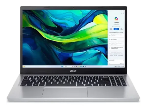 Acer Aspire Go 15 AG15-32P-39R2 stříbrná / Notebook / 15.6" FHD / Intel Core 3 N355 / 8GB DDR5 / 128GB SSD / W11H (NX.J73AA.001)