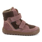 Dívčí zimní barefoot boty UP HILL WOOL Dark Pink Froddo G3160262-10 - 29
