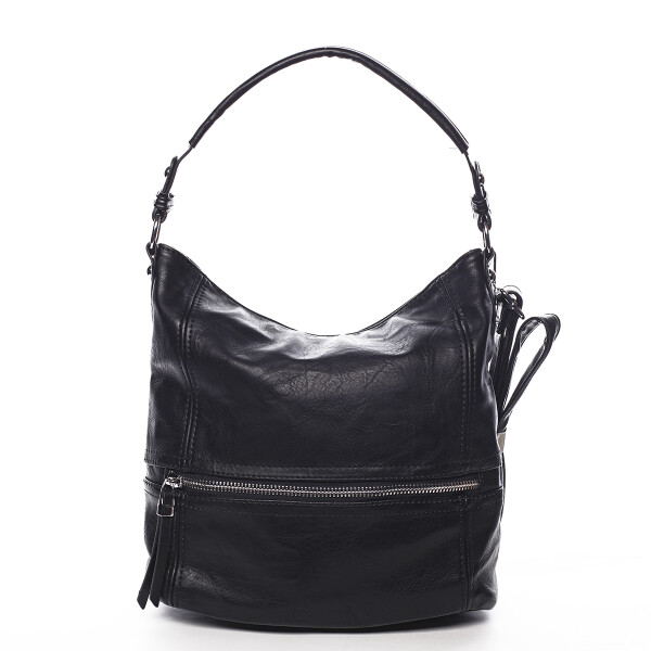 Dámská pohodlná koženková kabelka Jules černá