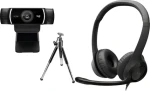 Logitech C922 Pro + H390 / Webkamera se sluchátky / USB