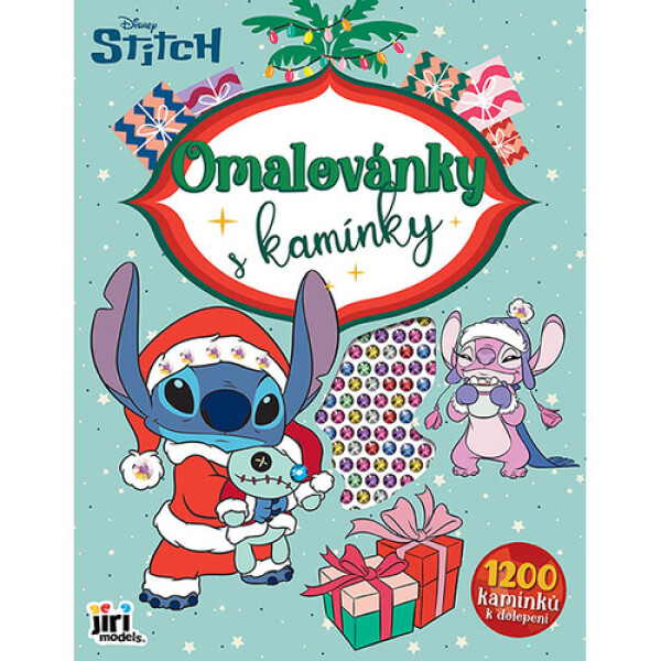 Lilo & Stitch Vánoce - Omalovánky s kamínky
