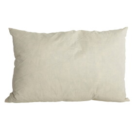 House Doctor Péřová výplň do polštáře 50 x 30 cm Off White, bílá barva, textil