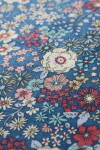 Ib Laursen Bavlněný povlak na polštář Blue / flowers 60 × 60 cm, modrá barva, textil