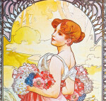 Nástěnný kalendář vázankový/kravata 2026 Helma - Alfons Mucha