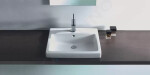 DURAVIT - Vero Umyvadlo zápustné 550x465x180 mm, s 1 otvorem pro baterii, s WonderGliss, alpská bílá 03155500001