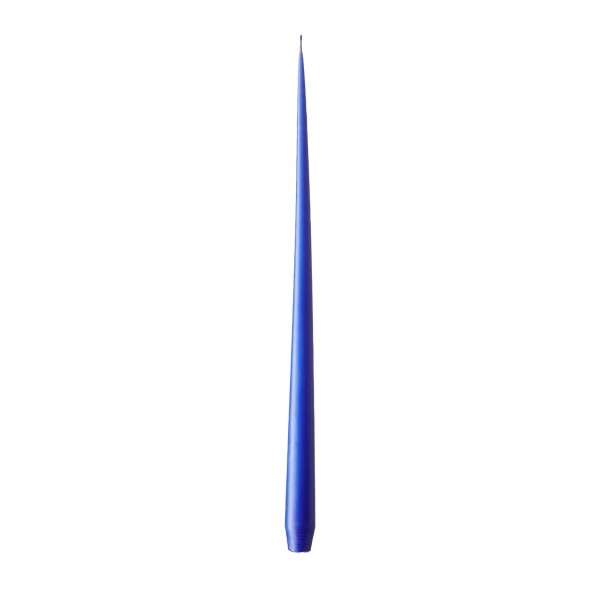 Ester & erik Svíčka Slim 32 cm – 48 Cornflower, modrá barva, vosk