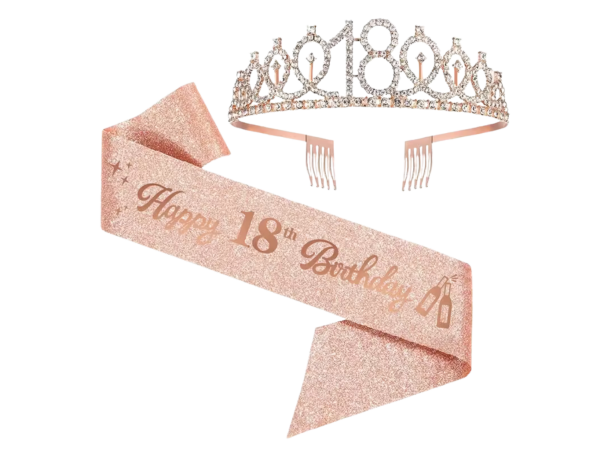 Dovoz Sada Happy 18 - šerpa a korunka růžová