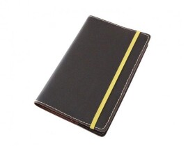 Kožený obal na diář Moleskine 18 12 cm kůže hnědá hladká