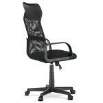 Kancelářská židle, houpací mechanismus, černá síťovina, KA-L601 BK