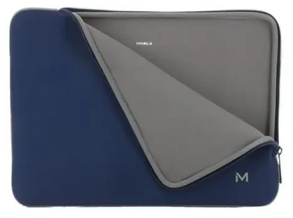 Mobilis Skin Sleeve tmavě modrá a šedá / Pouzdro na notebook / 14-16" / neopren (049022)