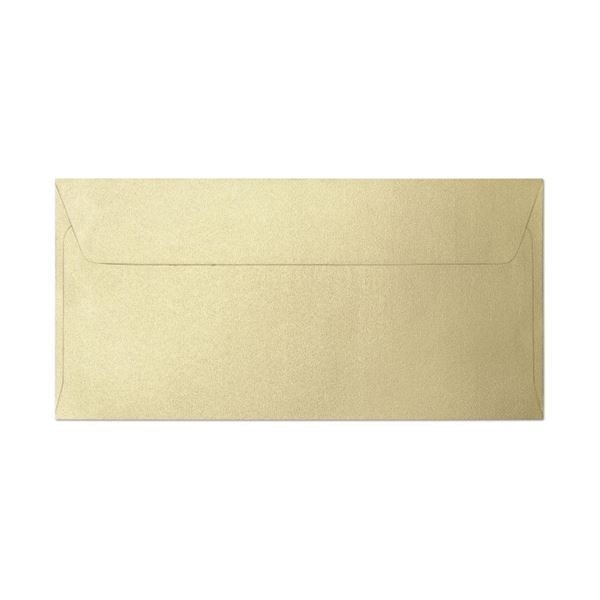 Obálky DL Pearl zlaté 120g, 10ks, Galeria Papieru