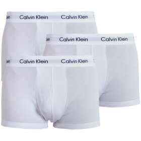 3PACK pánské boxerky Calvin Klein bílé Velikost: XL