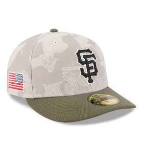 New Era Pánská kšiltovka San Francisco Giants MLB 2025 Authentic Armed Forces Pre-Curved 59FIFTY Fitted Velikost: 7 3/8