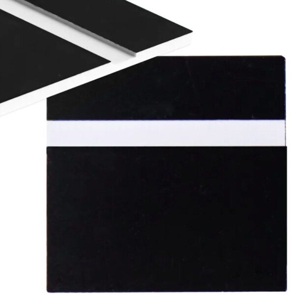 Gravírovací laminát 300 x 200 x 1,3 mm - Černý, bílý