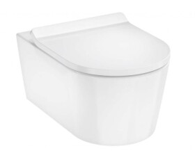 HANSGROHE - EluPura S Závěsné WC se sedátkem SoftClose, AquaHelix, HygieneEffect, bílá 62025450