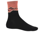 Viking Bamboo Mid dámské ponožky Black/Orange vel. 35-38