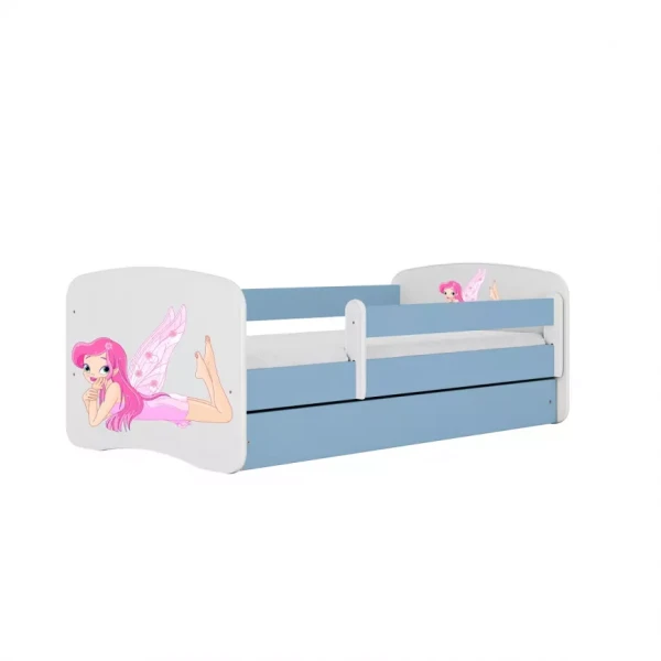 Dětská postel Babydreams+SZ+M modrá 80x160 Víla 2