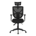 Kancelářská židle, asynchronní mechanismus, černá, KA-Q8250 BK