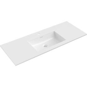 MEXEN - Otis umyvadlo zapuštěné do desky 121 x 46,5, bílá lesk 25181200