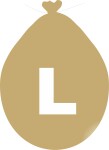 Balónek písmeno L zlaté balonky.cz Balónek písmeno L zlaté balonky.cz