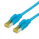 Secomp 21.05.9554 RJ45 síťové kabely, propojovací kabely CAT 6A S/FTP 5.00 m modrá dvoužilový stíněný, bez halogenů, samozhášecí 1 ks