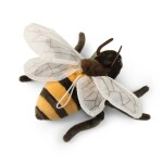 Plyšová včela 20 cm, ECO-FRIENDLY