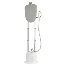 ProfiCare TDC 3128 bílá/hnědá / Stojanový napařovač oděvů / 1580 W / 1500 ml / 5 programů (331280)