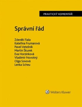 Správní řád - Kateřina Frumarová, Martin Škurek, Zdeněk Fiala