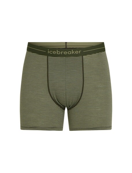Pánské merino boxerky ICEBREAKER Mens Anatomica Boxers, Lichen/Dark Loden/S velikost: XXL