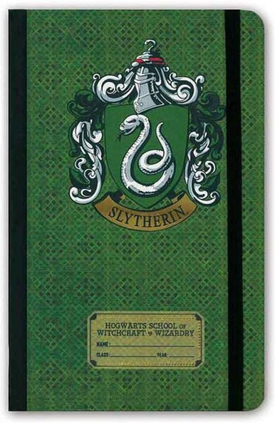 Harry Potter zápisník A5 - Zmijozel erb