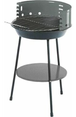 MASTER GRILL MG915 / Gril na dřevěné uhlí / rošt 36 x 36 cm (MG915)