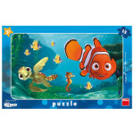 Nemo a želva - rámové puzzle 15 dílků - Dino