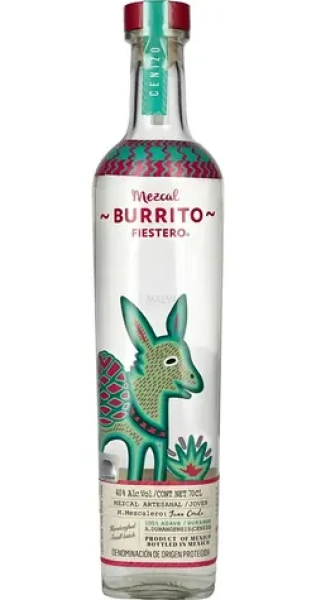 Burrito Fiestero Cenizo / Mezcal / Durango, Mexiko / 40% vol. / 0,7 l (7500326522642)