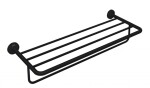 AXOR - Universal Circular Držák ručníku s poličkou, délka 60 cm, matná černá 42843670
