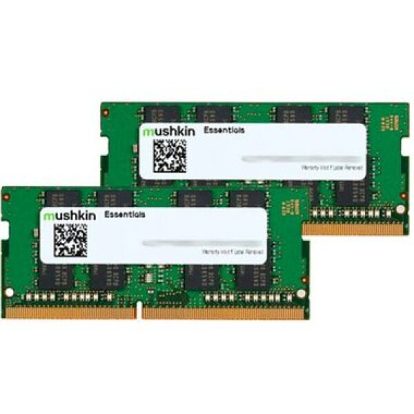 Mushkin Essentials 32GB (2x16GB) 2400MHz SO-DIMM / DDR4 / CL17 / 1.2V (MES4S240HF16GX2)