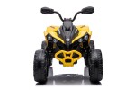 Mamido Dětská elektrická čtyřkolka Can-Am Renegade 180W 4x4 žlutá