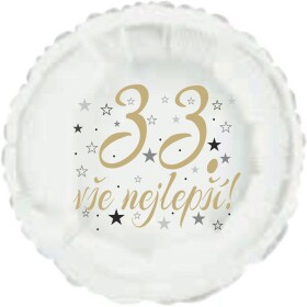 33. narozeniny balónek kruh Balonky.cz 33. narozeniny balónek kruh Balonky.cz